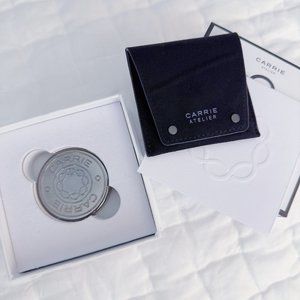 SOLD Carrie Atelier Limited Release Black Rhodium Bag Hook Luxury Purse Holder